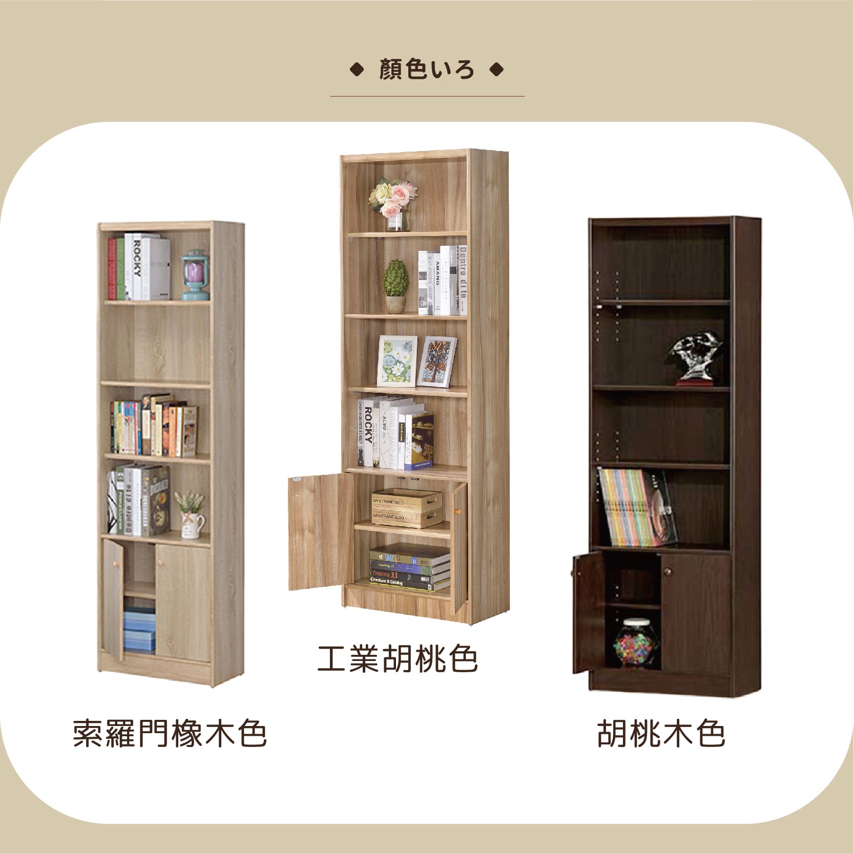 六層二門書櫃