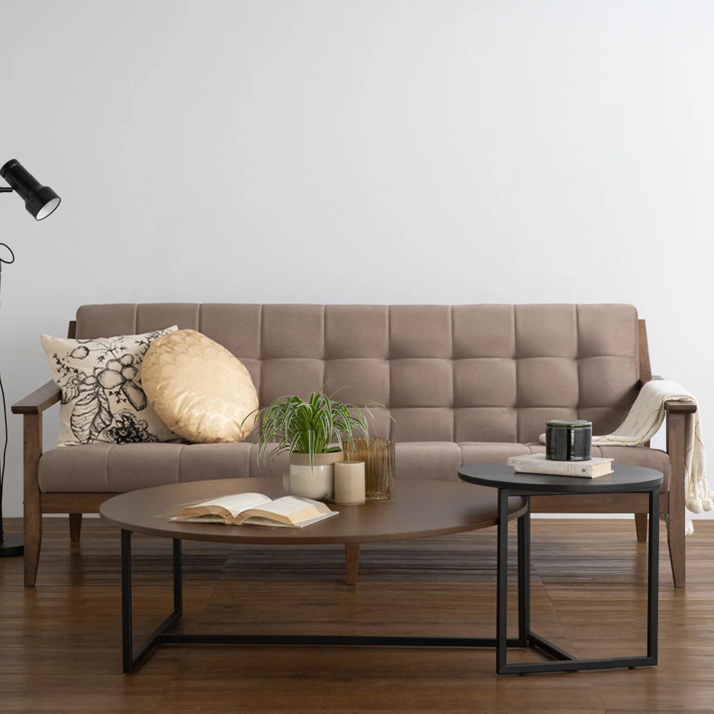 旋轉圓邊桌-大圓.小圓桌